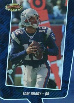 2005 Bowman's Best - Blue #9 Tom Brady Front