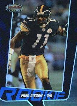 2005 Bowman's Best - Blue #80 Fred Gibson Front