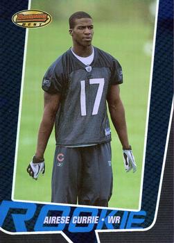 2005 Bowman's Best - Blue #86 Airese Currie Front
