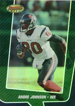 2005 Bowman's Best - Green #8 Andre Johnson Front