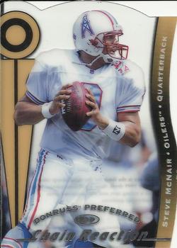 1997 Donruss Preferred - Chain Reaction #3A Steve McNair Front