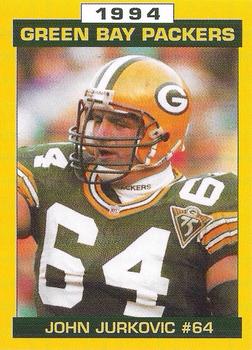 1994 Green Bay Packers Police - Alma Fire Department #8 John Jurkovic Front