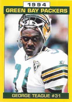 1994 Green Bay Packers Police - Alma Fire Department #20 George Teague Front
