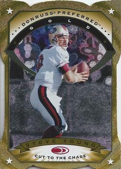 1997 Donruss Preferred - Cut To The Chase #2 Steve Young Front