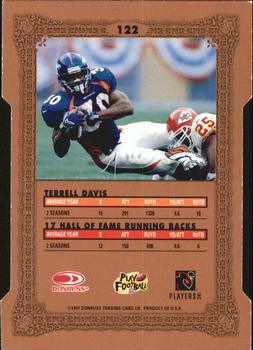 1997 Donruss Preferred - Cut To The Chase #122 Terrell Davis Back