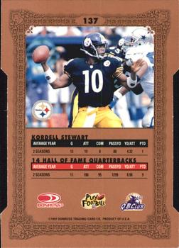 1997 Donruss Preferred - Cut To The Chase #137 Kordell Stewart Back