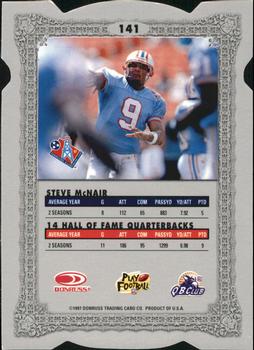 1997 Donruss Preferred - Cut To The Chase #141 Steve McNair Back