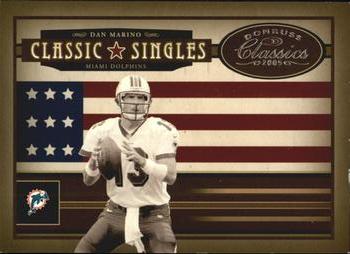 2005 Donruss Classics - Classic Singles Silver #CS-5 Dan Marino Front