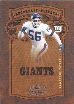 2005 Donruss Classics - Legendary Players Silver #L-29 Lawrence Taylor Front