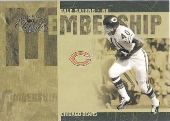 2005 Donruss Classics - Membership Silver #MS-10 Gale Sayers Front