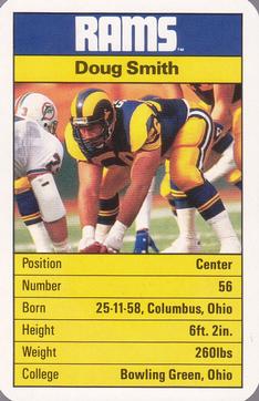 1987 Ace Fact Pack Los Angeles Rams #NNO Doug Smith Front