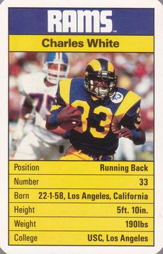 1987 Ace Fact Pack Los Angeles Rams #NNO Charles White Front