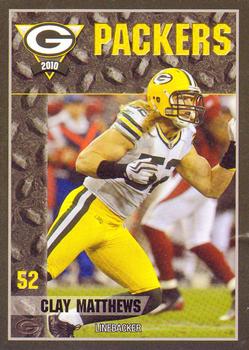 2010 Green Bay Packers Police - Crime Stoppers #17 Clay Matthews Front