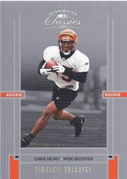 2005 Donruss Classics - Timeless Tributes Silver #239 Chris Henry Front