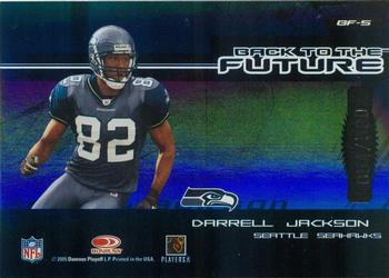 2005 Donruss Elite - Back to the Future Blue #BF-5 Steve Largent / Darrell Jackson Back