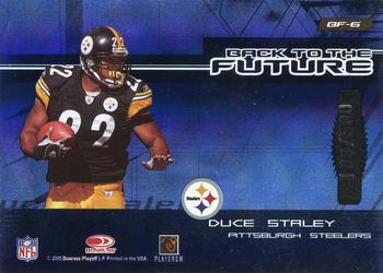 2005 Donruss Elite - Back to the Future Blue #BF-6 Jerome Bettis / Duce Staley Back
