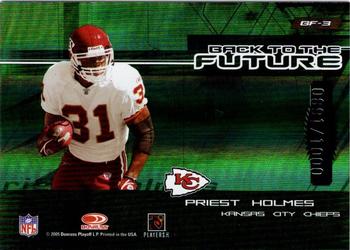 2005 Donruss Elite - Back to the Future Green #BF-3 Marcus Allen / Priest Holmes Back
