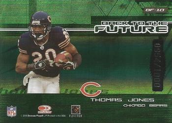 2005 Donruss Elite - Back to the Future Green #BF-10 Walter Payton / Thomas Jones Back