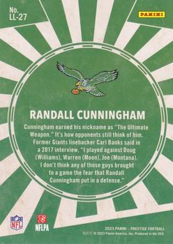 2023 Panini Prestige - Living Legends #LL-27 Randall Cunningham Back