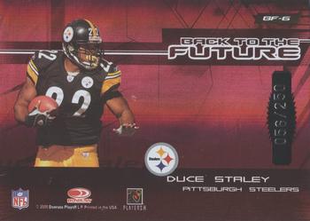 2005 Donruss Elite - Back to the Future Red #BF-6 Jerome Bettis / Duce Staley Back