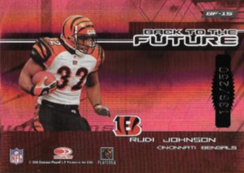 2005 Donruss Elite - Back to the Future Red #BF-15 Corey Dillon / Rudi Johnson Back
