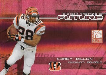 2005 Donruss Elite - Back to the Future Red #BF-15 Corey Dillon / Rudi Johnson Front