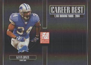 2005 Donruss Elite - Career Best Black #CB-28 Kevin Jones Front