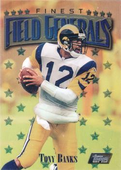1997 Finest #153 Tony Banks Front