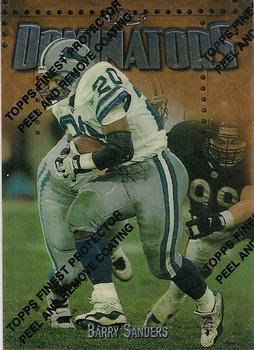 1997 Finest #200 Barry Sanders Front