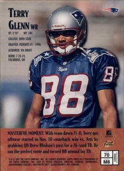 1997 Finest - Refractors #70 Terry Glenn Back