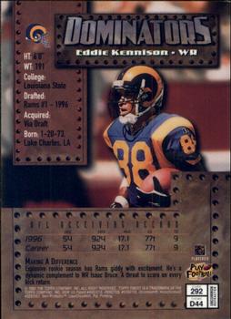 1997 Finest - Refractors #292 Eddie Kennison Back