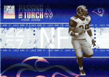 2005 Donruss Elite - Passing the Torch Blue #PT-2 Steven Jackson Front