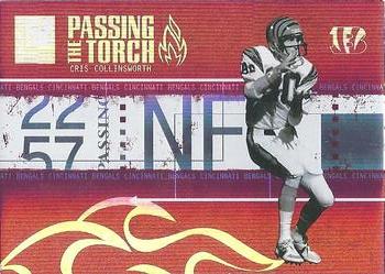 2005 Donruss Elite - Passing the Torch Red #PT-27 Cris Collinsworth / Chad Johnson Front