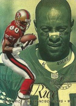 1997 Flair Showcase #1 Jerry Rice Front