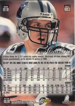 1997 Flair Showcase #12 Kerry Collins Back