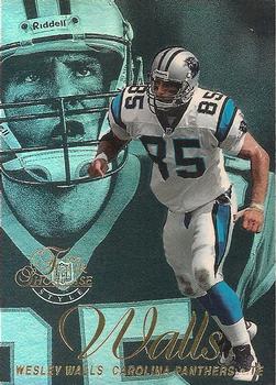 1997 Flair Showcase #77 Wesley Walls Front