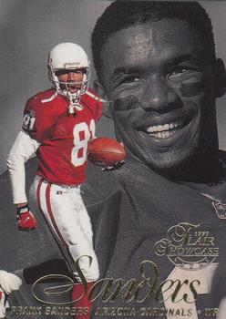 1997 Flair Showcase #95 Frank Sanders Front