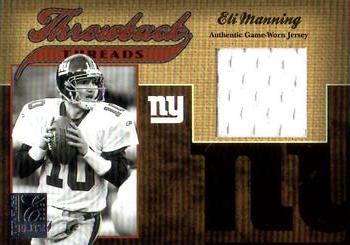 2005 Donruss Elite - Throwback Threads #TT-24 Eli Manning Front