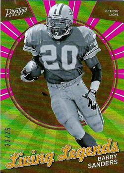 2023 Panini Prestige - Living Legends Xtra Points Pink #LL-4 Barry Sanders Front