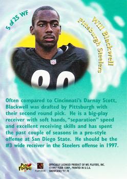 1997 Flair Showcase - Wave of the Future #5 WF Will Blackwell Back