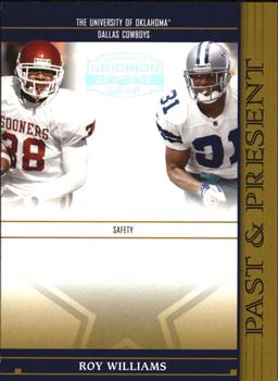 2005 Donruss Gridiron Gear - Past and Present Silver Holofoil #PP17 Roy Williams Front