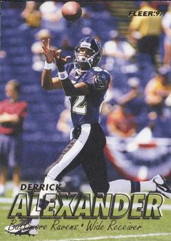 1997 Fleer #19 Derrick Alexander Front