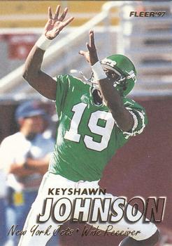 1997 Fleer #21 Keyshawn Johnson Front