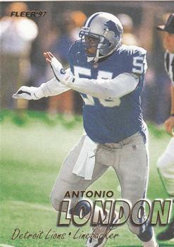 1997 Fleer #60 Antonio London Front