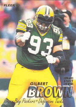 1997 Fleer #306 Gilbert Brown Front