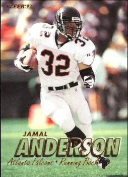 1997 Fleer #330 Jamal Anderson Front