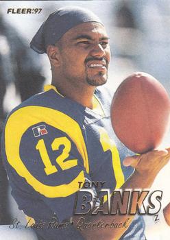 1997 Fleer #380 Tony Banks Front