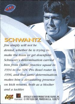 1997 Fleer #423 Jim Schwantz Back
