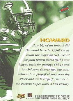 1997 Fleer #426 Desmond Howard Back