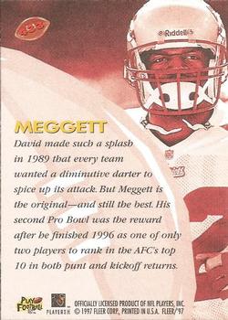 1997 Fleer #433 Dave Meggett Back